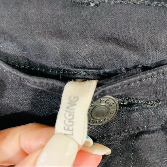 Rag & Bone Black Plush Legging Jeans - Picture 7 of 12